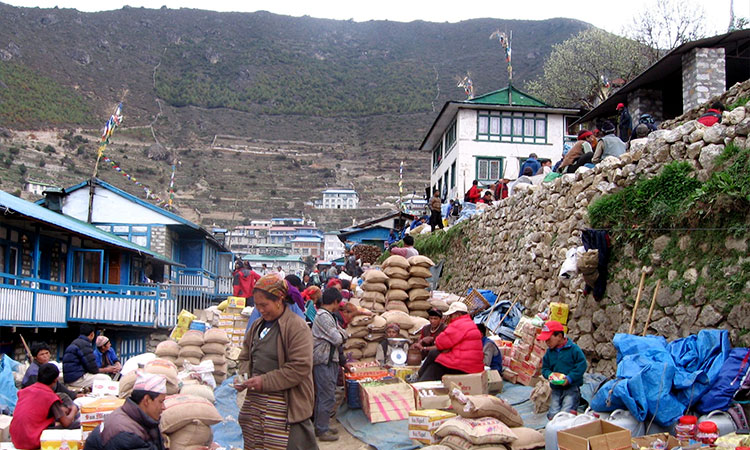 Sherpa village lodge trek