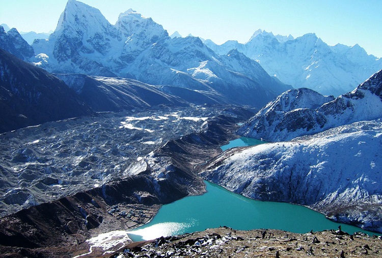 Panaromic View Of Everest Gokyo lake trek